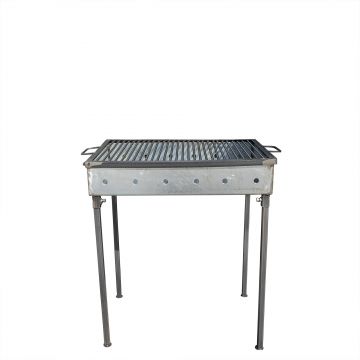 Gratar metalic pe carbuni 60x40 cm, grosime 3 mm / EXT 9911