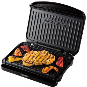 George Foreman Gratar electric George Foreman Fit Copper Medium 25811-56, 1630 W, Incalzire rapida, Negru/Cupru