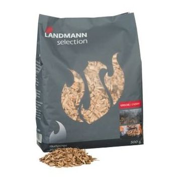 Landmann Aschii afumare 450 g,lemn de cires,pentru porc,miel,peste si legume, retete download