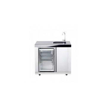 Modul bucatarie de exterior cu frigider si chiuveta ALL'GRILL 850M11