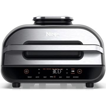 NINJA Gratar electric Ninja AG551EU, 2460W, 6 functii, vas gatit 3.8l, friteuza 3.8l, Negru