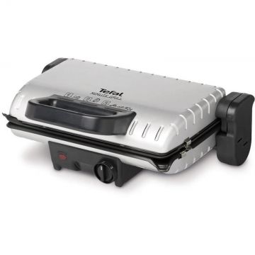 Tefal Gratar electric Tefal GC205012, 1600 W, placi antiaderente si detasabile, termostat ajustabil, Negru-Gri