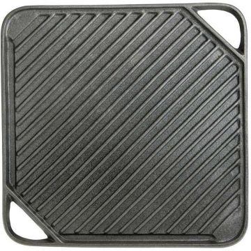 ACTIVA Plita universala din fonta cu 2 fete neteda si grill 26 x 26 cm Mr. Padelllas Activa 20020