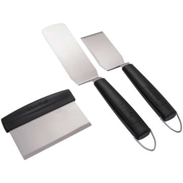 Char-Broil Set 3 spatule pentru gratar si plancha Char-Broil 140022