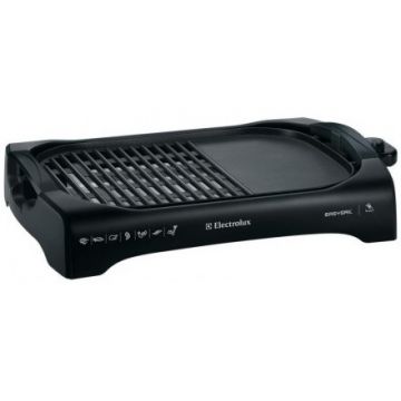 Electrolux Gratar electric Electrolux ETG 340 2200 W, 41 x 30 cm, Termostat reglabil, Tava scurgere, Negru
