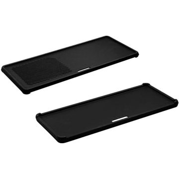 Enders Plita din fonta cu 2 fete neteda si grill 42 x 20 x 1,5 cm pentru gratar Chicago 3 Enders 7899