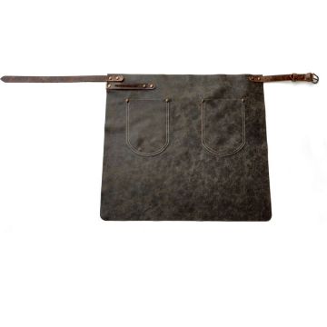 Feuermeister Sort scurt din piele pentru gratar Premium Feuermeister antique antracit XL 100 x 80 cm 8751030203
