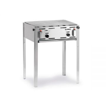 Gratar Profesional pe Gaz Hendi Master Maxi, Cadru Inox, 11.6 kW