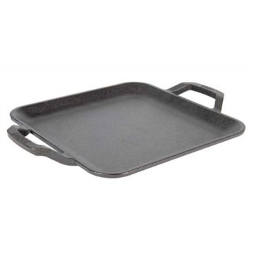 Lodge Tava patrata cu doua manere Chef Collection Lodge 28 cm L-C11SGR