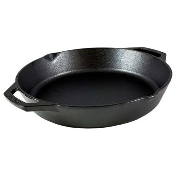 Lodge Tigaie adanca rotunda din fonta cu manere Lodge 30 cm L-10SKL