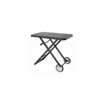 Masa pliabila cu roti Cozze negru 95 x 61,5 x 84,5 cm 90530