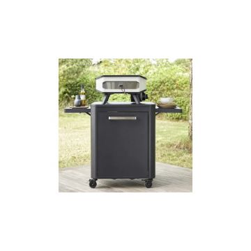 Modul bucatarie de exterior cu 1 usa, spatiu depozitare Cozze negru 60 x 60 x 90 cm 90522