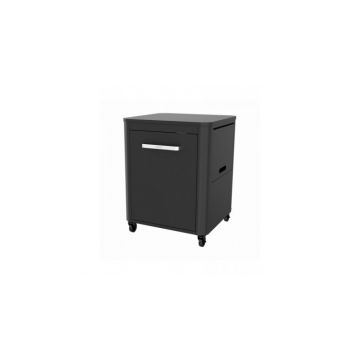 Modul bucatarie de exterior cu 1 usa, spatiu depozitare Cozze negru 60 x 60 x 90 cm 90522