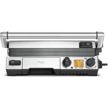 SAGE Gratar electric Sage Smart Grill Pro, otel, 2400W, Argintiu/Negru