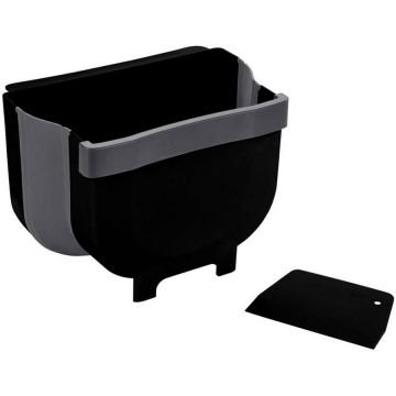 Wenko Cos de gunoi pentru usa Fago 5 litri Wenko Black Outdoor Kitchen 55028100