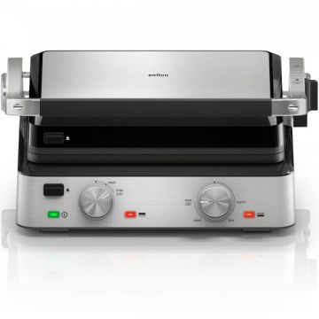 BRAUN Gratar electric multifunctional Braun MultiGrill CG7020, 0X17900000, 2000 W, 3 moduri de gatire, temperatura maxima 230˚C, argintiu-negru