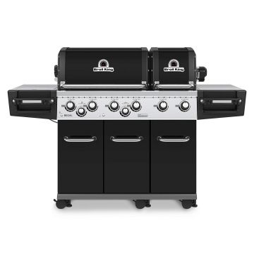 Gratar REGAL XL Broil King, 193x63x125 cm, inox/fonta, negru