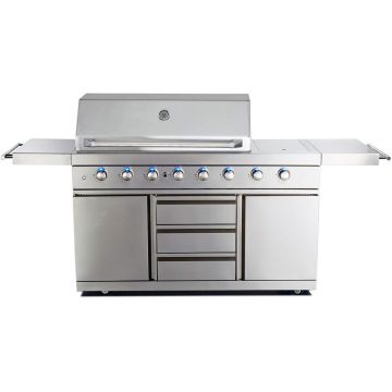 ALL'GRILL Bucatarie de exterior modulara, gratar pe gaz si carbune cu Air System ALL GRILL Top-Line Ultra 100930