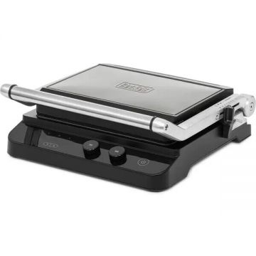 Black & Decker Gratar electric Blak&Decker BXGR2000E, 2000W, functie Panini, Negru