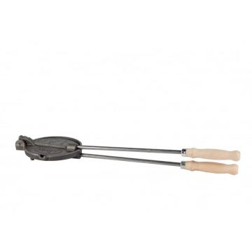 BRENTON Presa din fonta pentru slanina Brenton BRNT06, cu manere de lemn , Negru