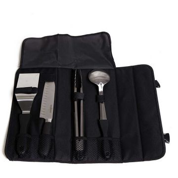 Camp&nbsp;Chef Set profesional de 4 unelte pentru gatit la gratar cu husa transport Camp Chef CC-KSET5