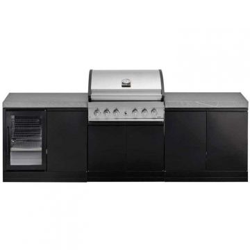 Grandhall Bucatarie de exterior Grandhall K0GK-01 si Gratar pe gaz Elite G5 K05000324A cu frigider