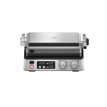 Gratar electric Braun CG 7044, 2000 W, 2 seturi de placi Inox