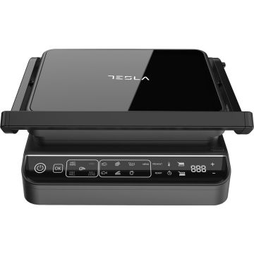 Gratar Electric GR500BG 6 Programe Control Digital 2000W Negru