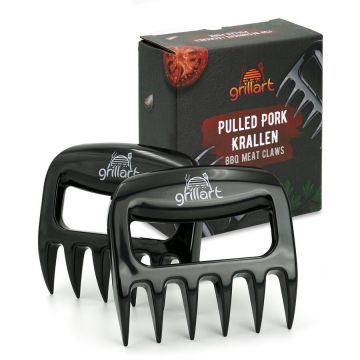 grillart Set 2 gheare 11,5x11 cm, pentru carne, Grillart GA-1025