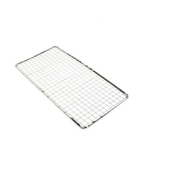 YAKINIKU Set 10 grile 35x17,5x0,2 cm de unica folosinta pentru gratar dreptunghiular Shichirin Yakiniku 800806