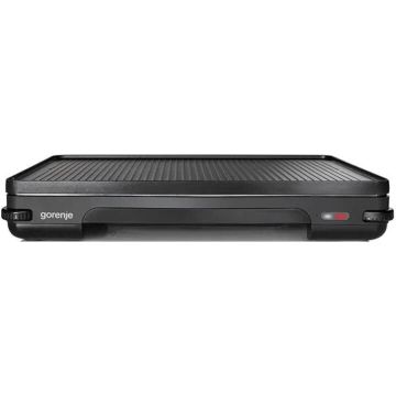 Gorenje Gratar electric Gorenje TG2000LCB, 2000 W, Placi Anti-aderente reversibile si detasabile, Negru