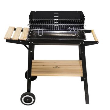 Gratar Berlinger Haus, Outdoor, 86x46x83 cm, otel, negru/natur