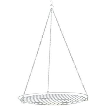 Gratar Cromat Suspendat cu Lant, 50 cm, Perfect Home
