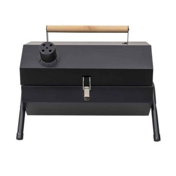 Gratar Hexagonal Metalic, 2 Grile de Gatit, Negru