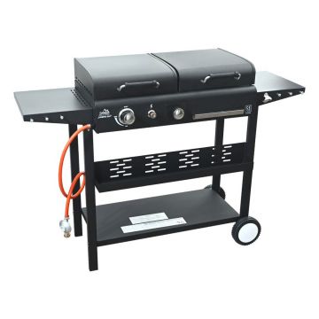 Grătar pe gaz/pe cărbuni Domino 2in1 – Cattara