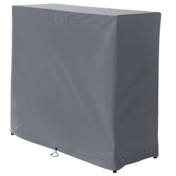 Husa protectie gratar, polietilena rezistenta UV, impermeabila, 126x55x112 cm, gri